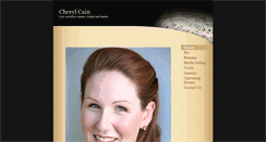 Desktop Screenshot of cherylcain.com